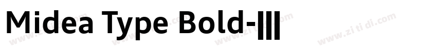 Midea Type Bold字体转换